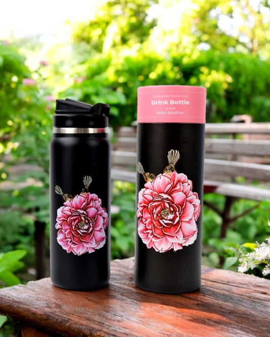Drink Bottle - Fantail and Camelia