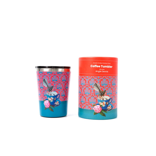 NZ Double Walled S/S Tumbler - 'Nuture' Fantail