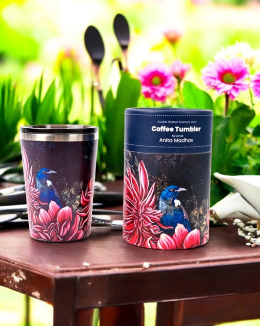 NZ Double Walled S/S Tumbler - Tui & Dahlia