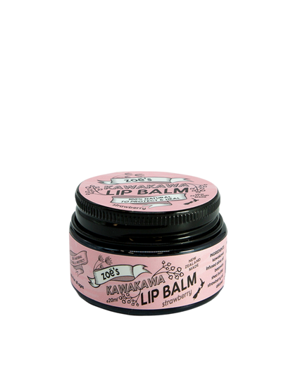 Kawakawa Lip Balm - Strawberry