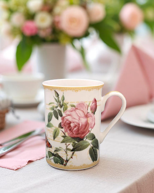 Redoute Rose Mug