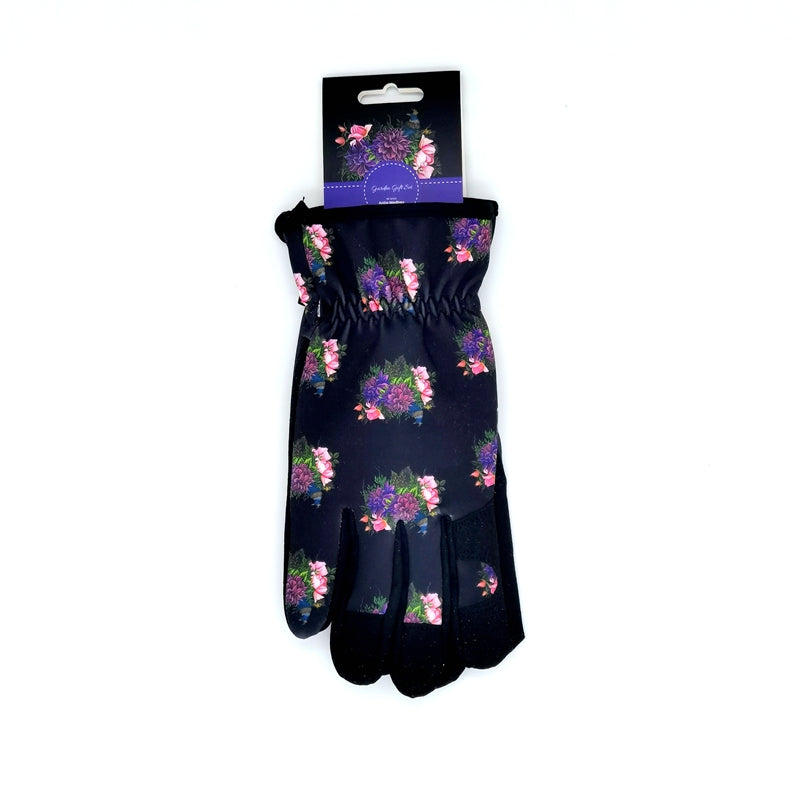 Gardening Gloves -  Crowned Tui & Flowers