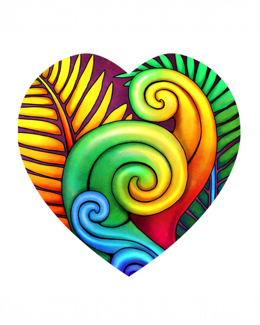 Koru Ceramic Heart- Sophie Blokker