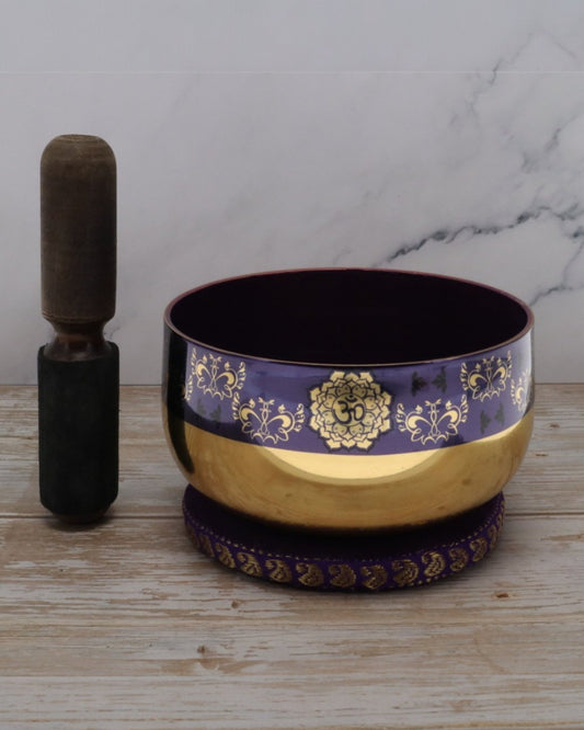 SINGING BOWL - Gift Set Purple 12.5cm