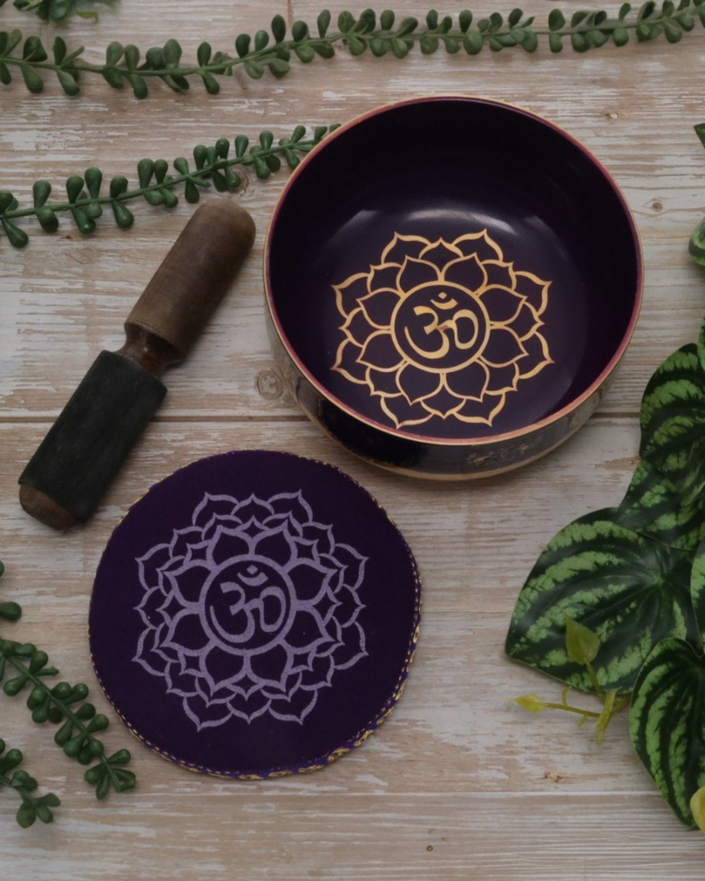 SINGING BOWL - Gift Set Purple 12.5cm