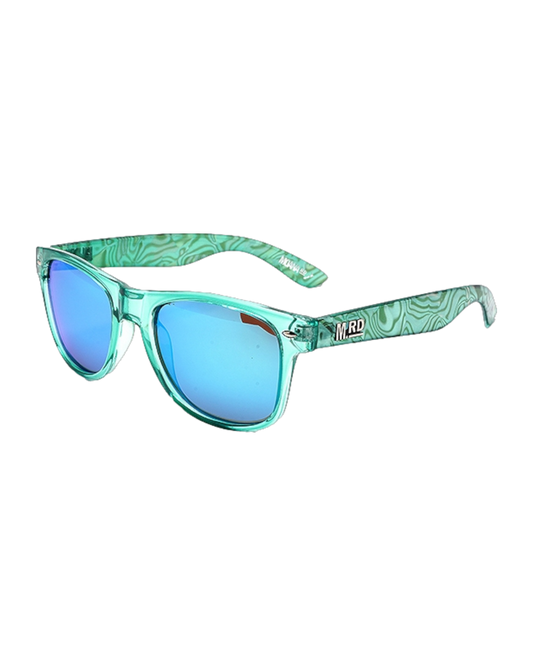 Green Pāua Sunglasses - Plastic Fantastic