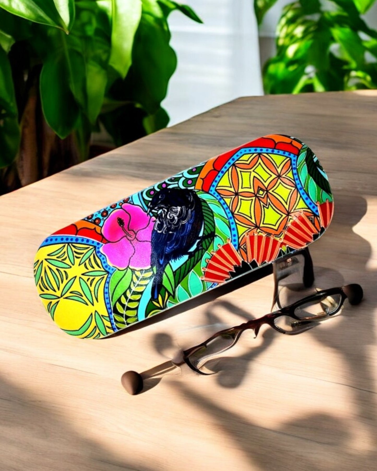 Tui Birds Glasses Case