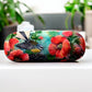 Hibiscus Flower & Fantail Birds Glasses Case