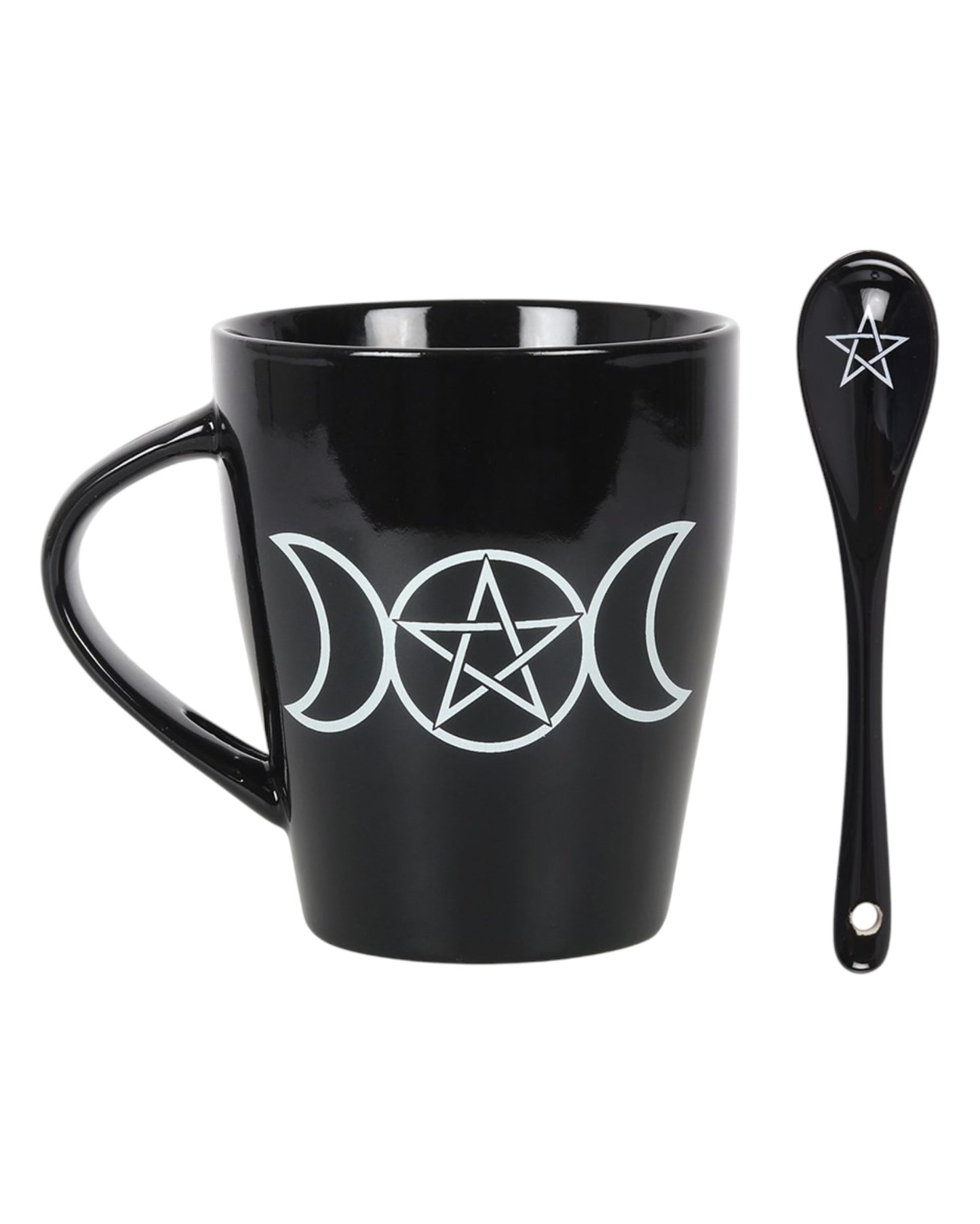 Triple Moon Mug and Spoon Set