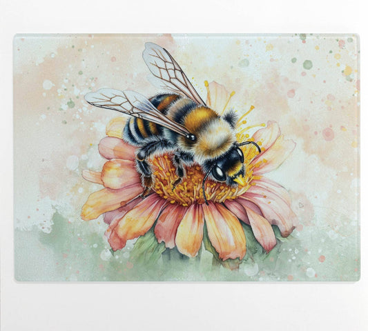 Bee Glass Cutting Board