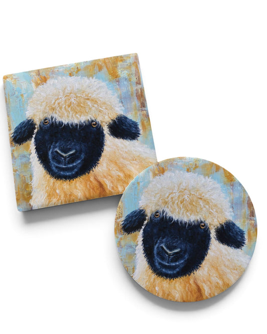 Valaise Blacknose Sheep Ceramic Coaster