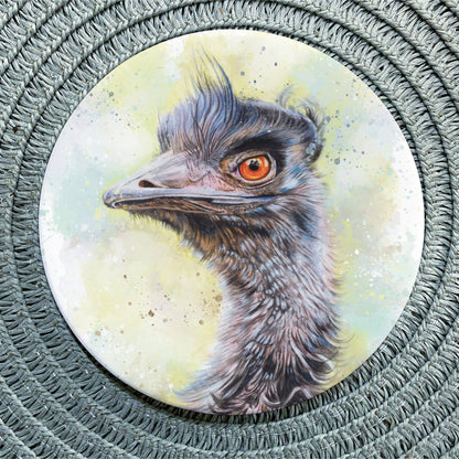 Emu Ceramic Coaster