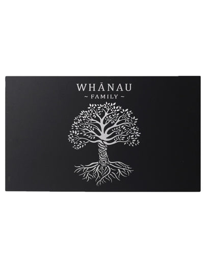 Whanau Metal Wall Art Black