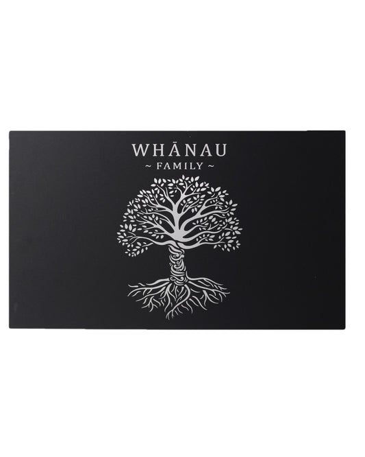 Whanau Metal Wall Art Black