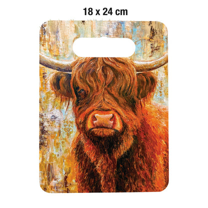 Highland Cow Ceramic Pot Trivet | 18x24 cm