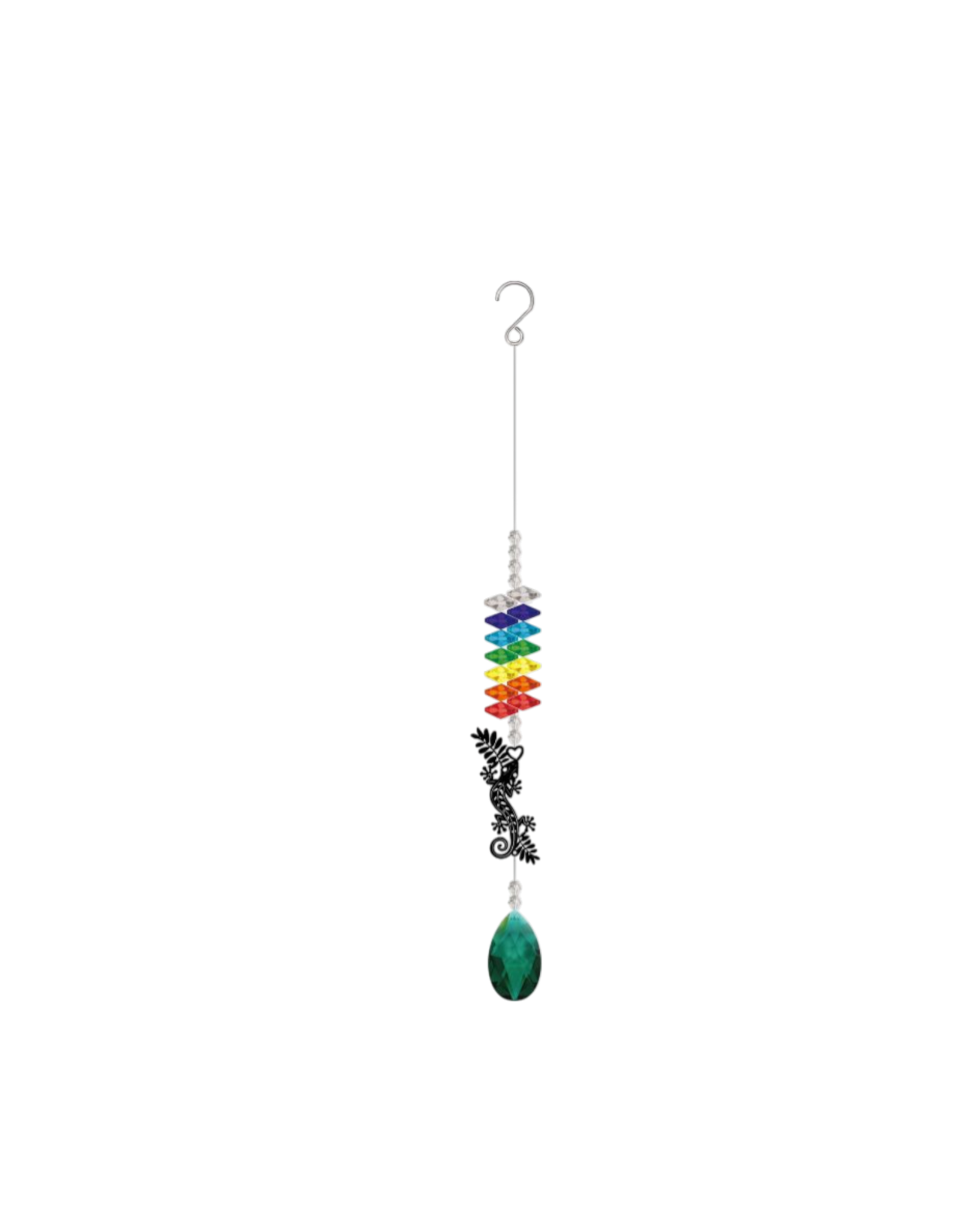 NZ Gecko Crystal Sun Catcher