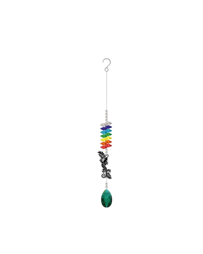 NZ Gecko Crystal Sun Catcher