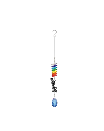 NZ Gecko Crystal Sun Catcher