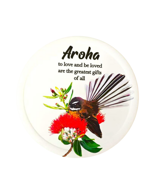 Ceramic Inspiration Plaque Fantail/Aroha