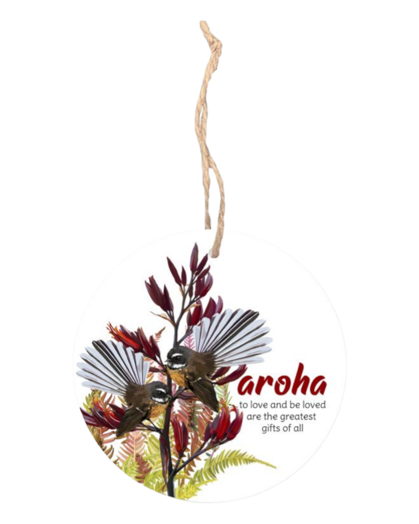 Glass Disk Fantail Aroha