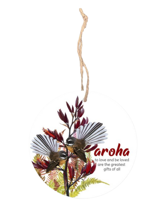 Glass Disk Fantail Aroha