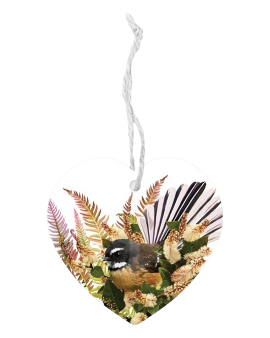 Glass Heart Fantail/Fern