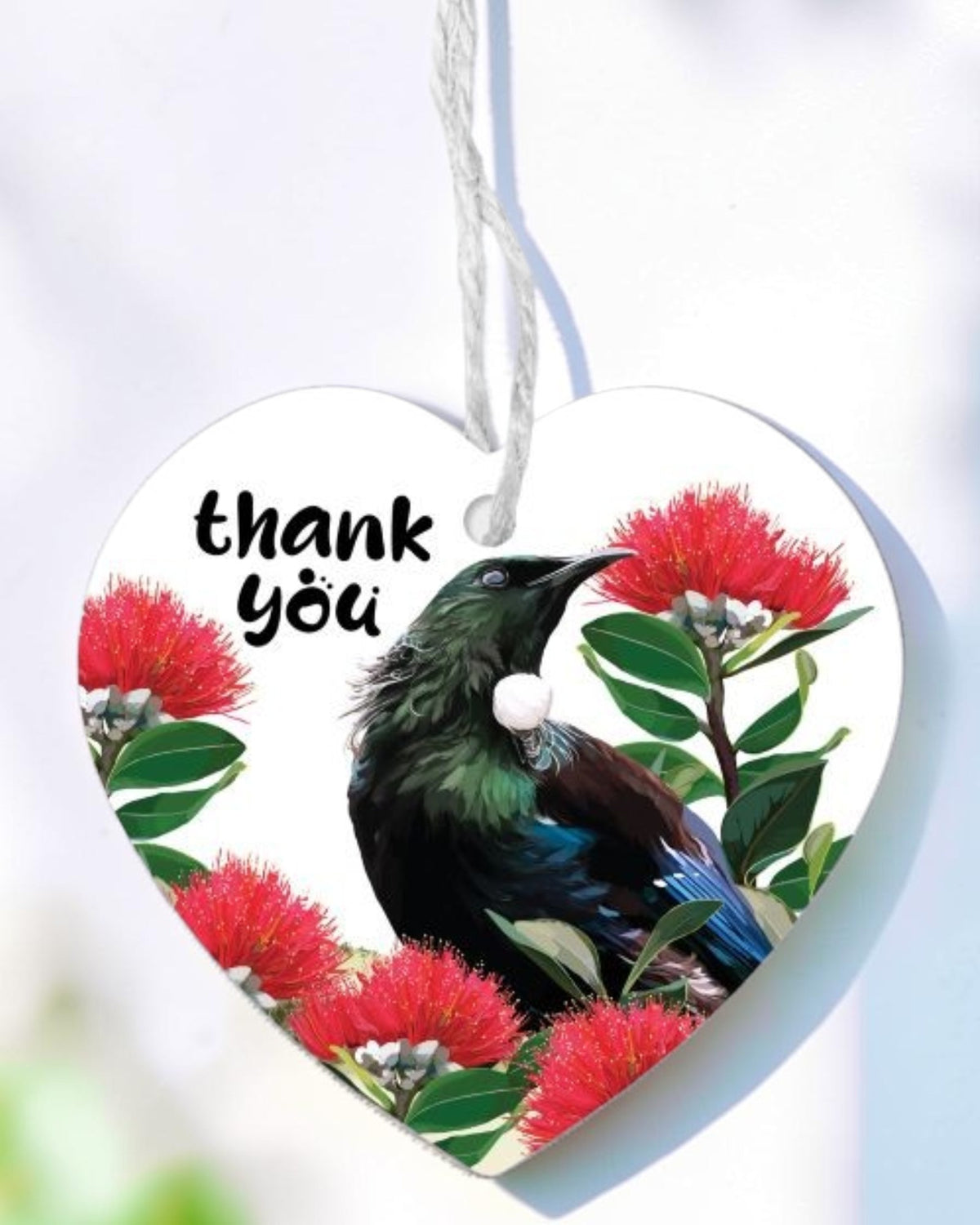 Ceramic Heart Tui - Thank You