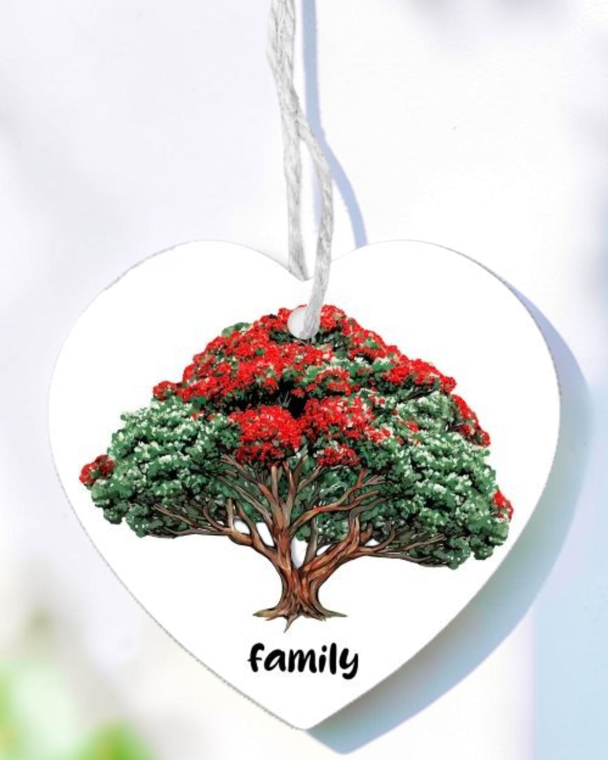 Ceramic Heart Tree of Life - Family