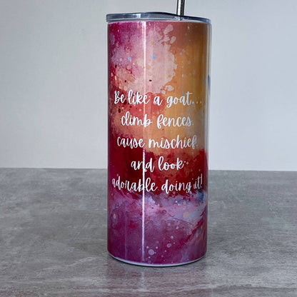 Goat 16oz Skinny Stainless Steel Tumbler