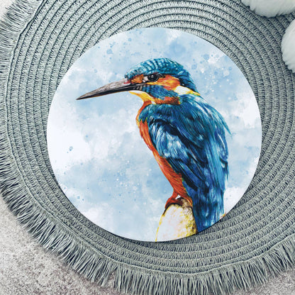 Kingfisher Ceramic Round Pot Trivet | 20 cm Diameter