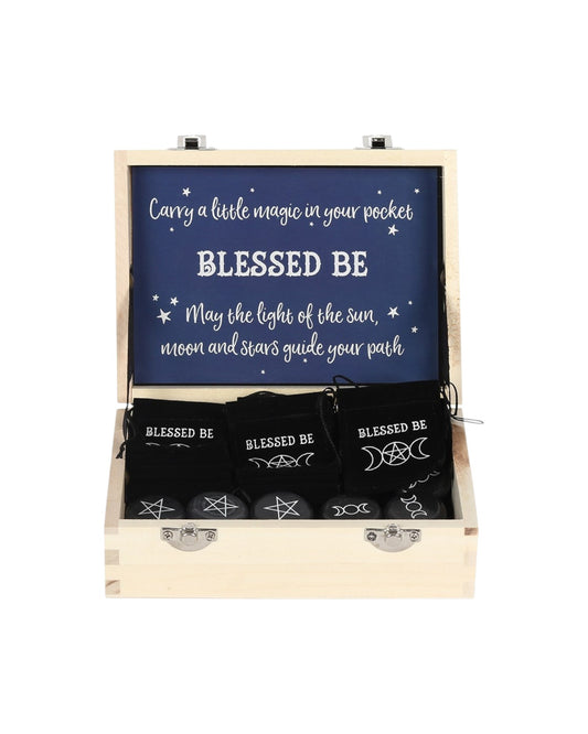 Blessed Be Marble Lucky Charm