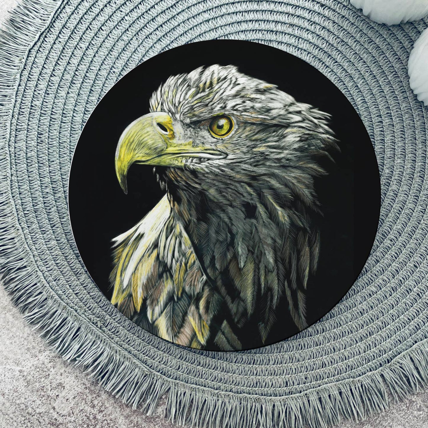 Eagle Ceramic Round Pot Trivet | 20 cm Diameter