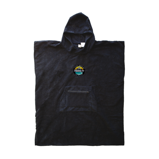 Adventure Cotton Towel Hoodie - Adults Black