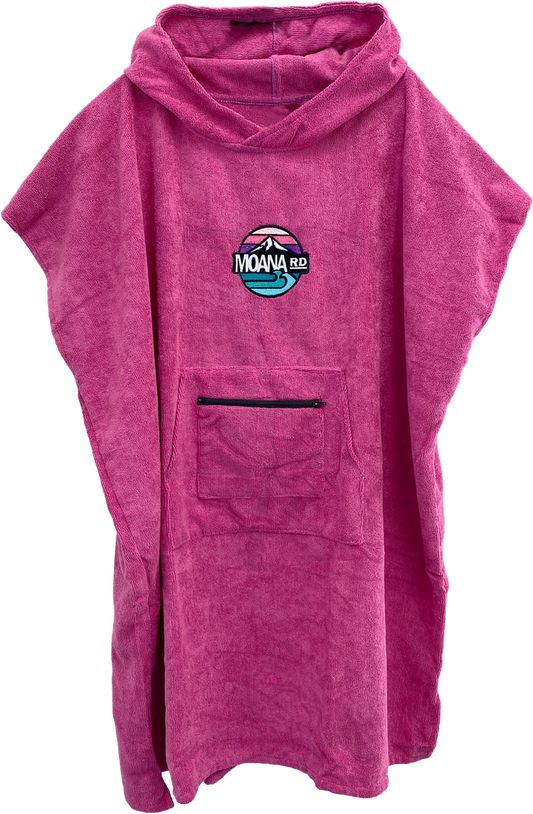 Kids Adventure Towel Hoodie - Pink