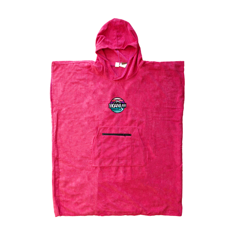 Adventure Cotton Towel Hoodie - Adults Pink