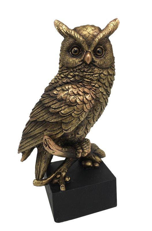 Brown Owl Figurine