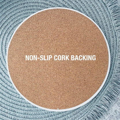 Barking Owl Ceramic Round Pot Trivet | 20 cm Diameter