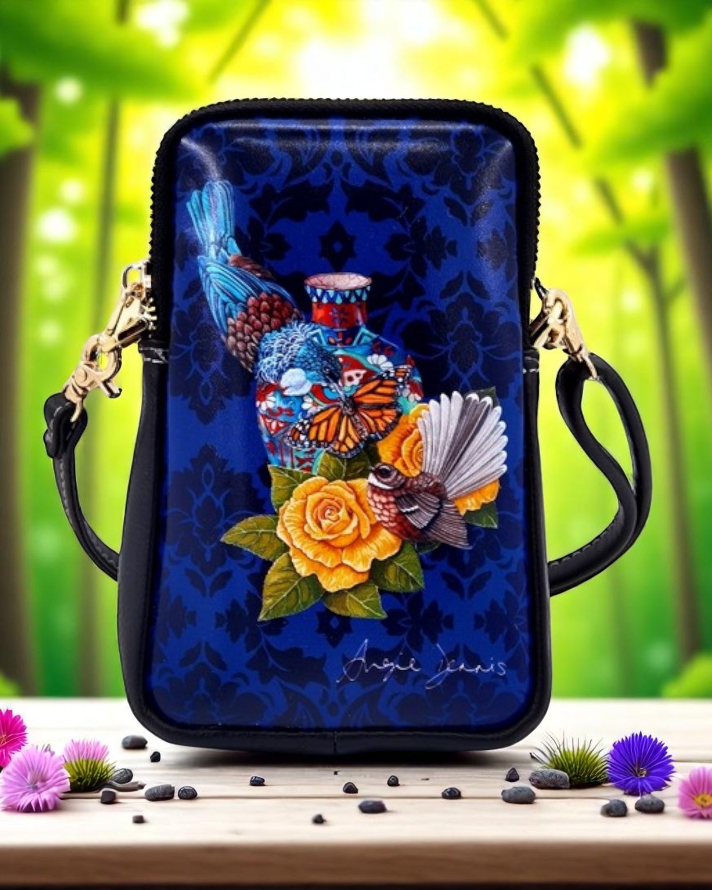 Tui & Fantail- Cell Phone Bag