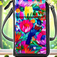 Tui Birds & Flowers - Cell Phone Bag with flap