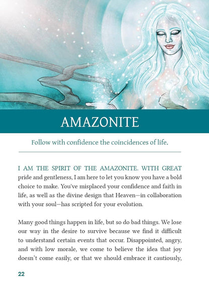 Shamanic Crystals Oracle cards Blue Angel