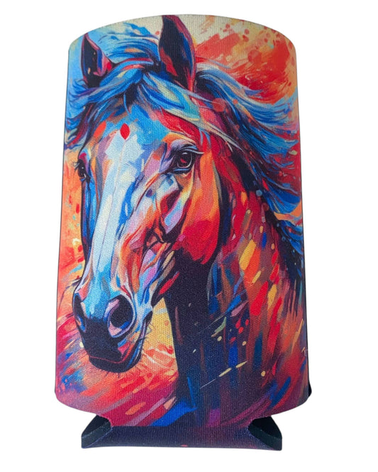 Horse Quote Flat Stubby Holder Cooler