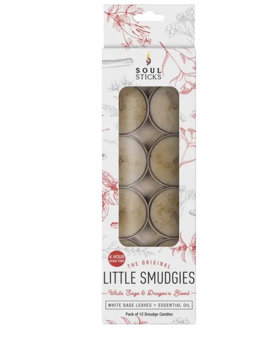 White Sage & Dragon's Blood - Little Smudgies Teelight Candles