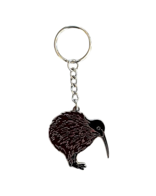 Metal Keyring Kiwi Bird