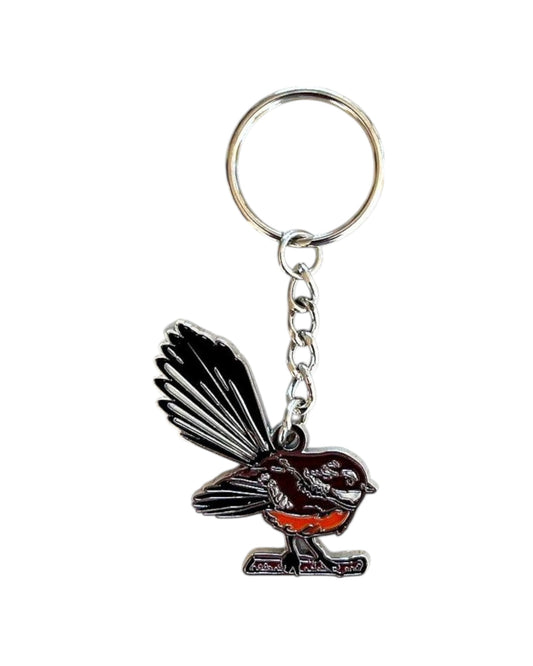 Metal Keyring Fantail
