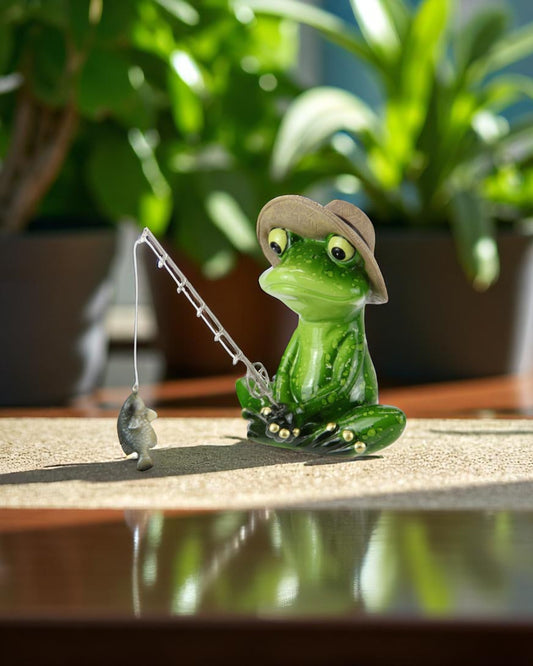 Fishing Frog Marble Finish