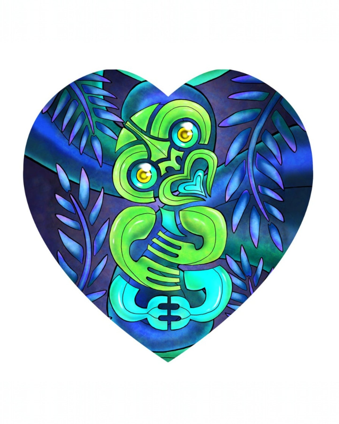 Tiki Ceramic Heart- Sophie Blokker