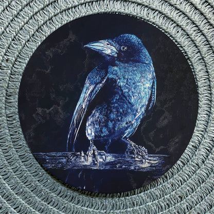 Crow Ceramic Coaster