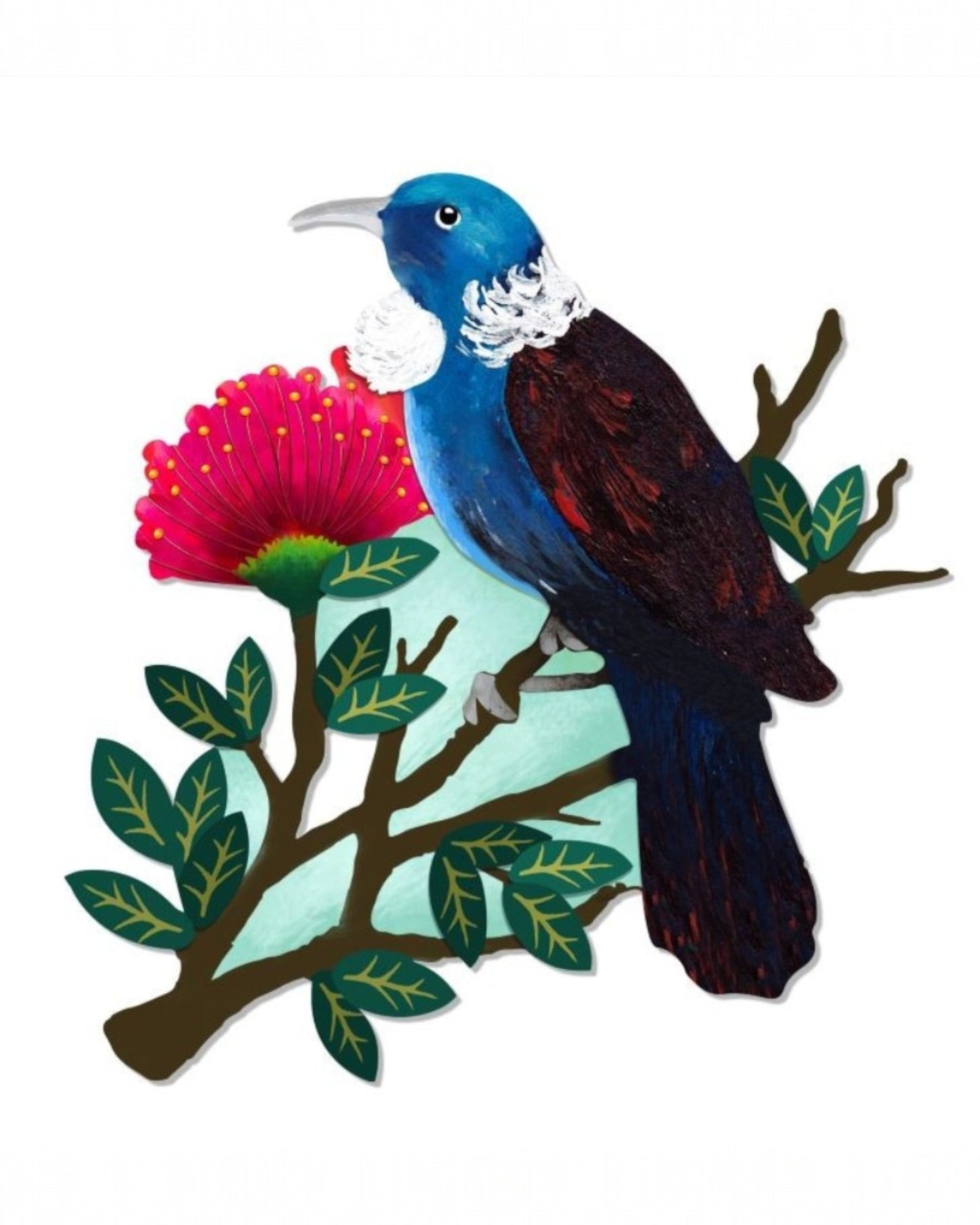 NZ Native Magnet Tui
