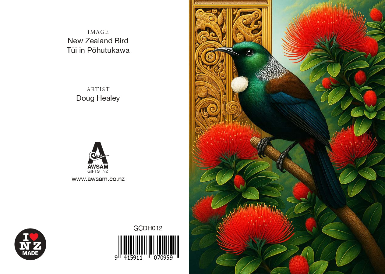 Tui in Pohutukawa - Gift Card