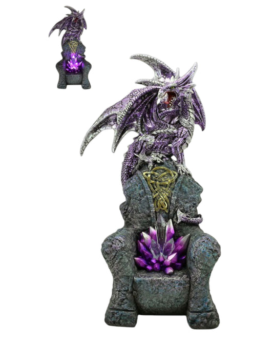Dragon On Throne Purple LED